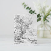 Carte Postale Paysage en bois (Debout devant)