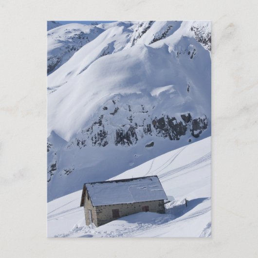 Carte Postale paysage enneigé (Devant)