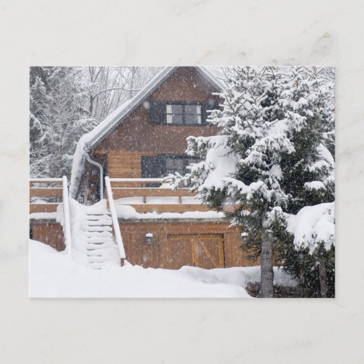 Carte Postale paysage enneigé (Devant)