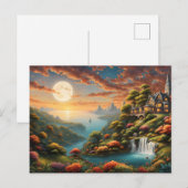 Carte Postale Paysage Fantastique (Devant / Derrière)