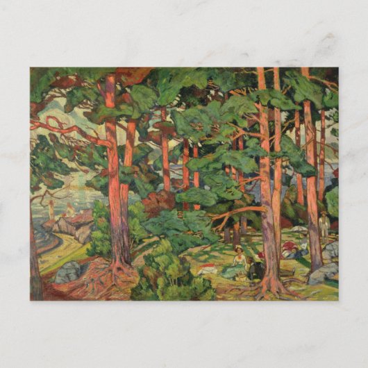 Carte Postale Paysage fauve, 1910 (Devant)