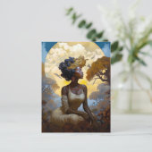 Carte Postale Paysage féminin afro-américain (Debout devant)