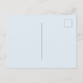 Carte Postale Paysage Festif D'Hiver Avec Chat Blanc Noël (Dos)