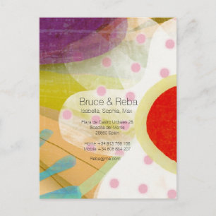 Carte Postale Paysage floral