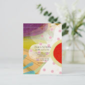 Carte Postale Paysage floral itinérant (Debout devant)