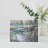 Carte Postale Paysage fluvial, Val-Saint-Martin par Julia Beck (Debout devant)