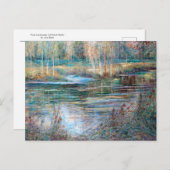 Carte Postale Paysage fluvial, Val-Saint-Martin par Julia Beck (Devant / Derrière)