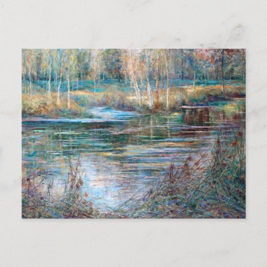 Carte Postale Paysage fluvial, Val-Saint-Martin par Julia Beck (Devant)