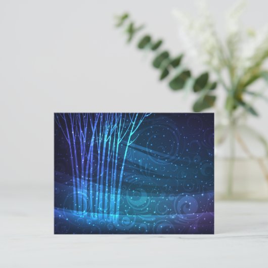 carte postale paysage foncé (Debout devant)