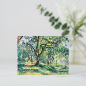 Carte Postale Paysage forestier Paul Cezanne (Debout devant)