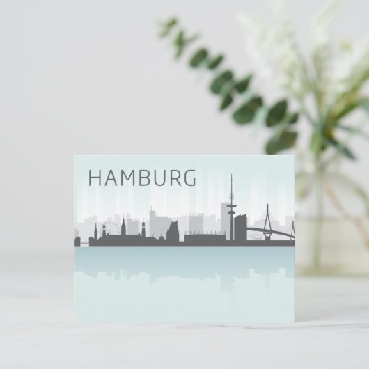 Carte Postale Paysage géométrique | Hambourg, Allemagne (Debout devant)