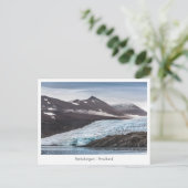 Carte Postale Paysage glaciaire de Svalbard (Debout devant)