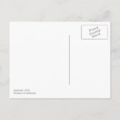 Carte Postale Paysage glaciaire miniature et coucher du soleil (Dos)