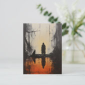 Carte Postale Paysage gothique Foggy (Debout devant)