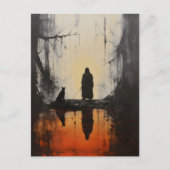 Carte Postale Paysage gothique Foggy (Devant)