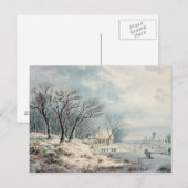 Carte Postale Paysage : Hiver (Devant / Derrière)