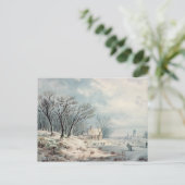 Carte Postale Paysage : Hiver (Debout devant)