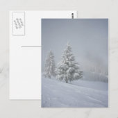 Carte Postale Paysage hivernal (Devant / Derrière)