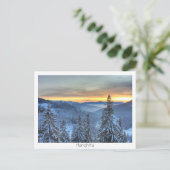 Carte Postale Paysage hivernal (Debout devant)