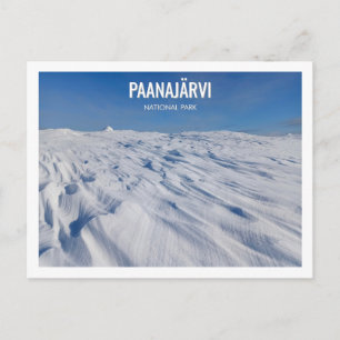 Carte Postale Paysage hivernal du parc national de Paanajarvi so