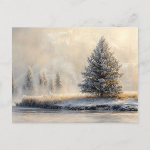 Carte Postale Paysage hivernal majestueux Pittoresque