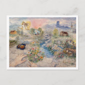 Carte Postale Paysage Imaginaire (Devant)