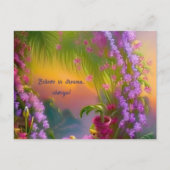 Carte Postale Paysage Imaginaire, tropical et onirique (Devant)