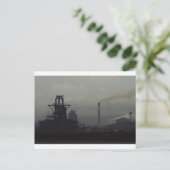 Carte Postale Paysage industriel, Redcar (Debout devant)