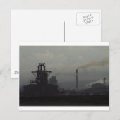 Carte Postale Paysage industriel, Redcar (Devant / Derrière)