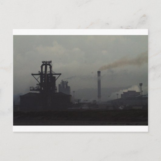 Carte Postale Paysage industriel, Redcar (Devant)
