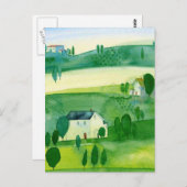 Carte Postale Paysage irlandais (Devant / Derrière)