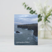 Carte Postale Paysage islandais (Debout devant)