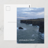 Carte Postale Paysage islandais (Devant / Derrière)