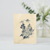 Carte Postale paysage japonais (Debout devant)