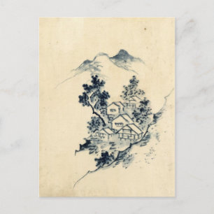 Carte Postale paysage japonais