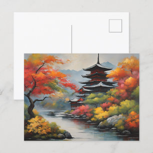 Carte Postale Paysage japonais