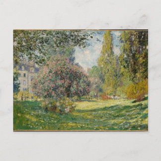 Carte Postale Paysage - Le Parc Monceau - Claude Monet
