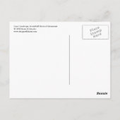 Carte postale Paysage Lunaire (Dos)