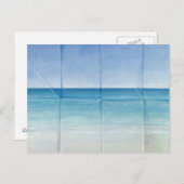 Carte Postale Paysage marin 1984 (Devant / Derrière)