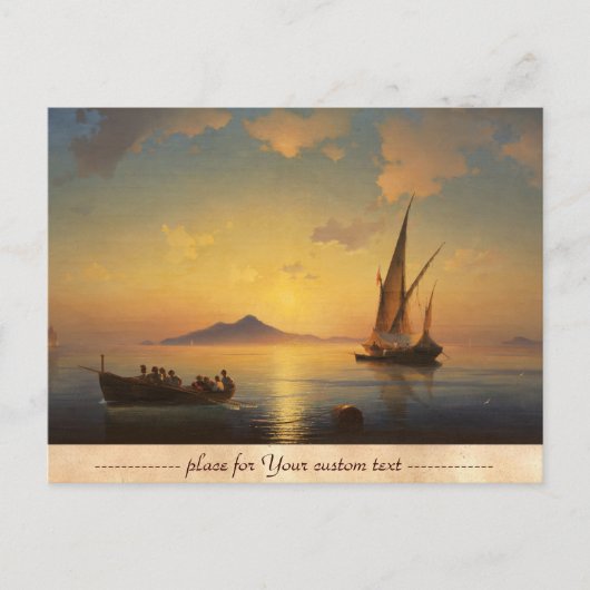 Carte Postale Paysage marin de la baie de Naples Ivan Aivazovsky (Devant)