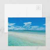 Carte Postale Paysage marin tropical bleu, Palaos (Devant / Derrière)