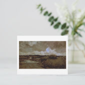 Carte Postale Paysage marshy, Vincent van Gogh (Debout devant)