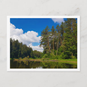 Carte Postale Paysage naturel Paysage Canal Sky Biélorussie