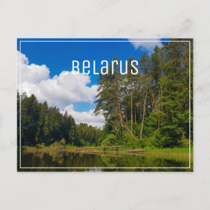Carte Postale Paysage naturel Paysage Canal Sky Biélorussie