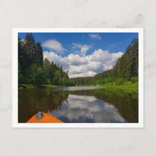 Carte Postale Paysage naturel Paysage Canal Sky Biélorussie