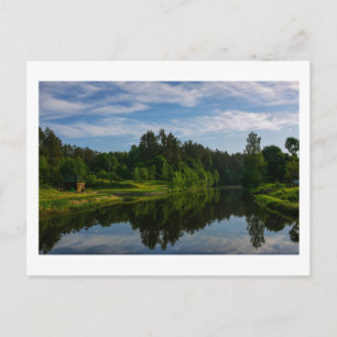 Carte Postale Paysage naturel Paysage Lac Sky Belarus