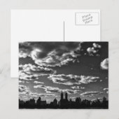Carte Postale Paysage noir et blanc de New York (Devant / Derrière)