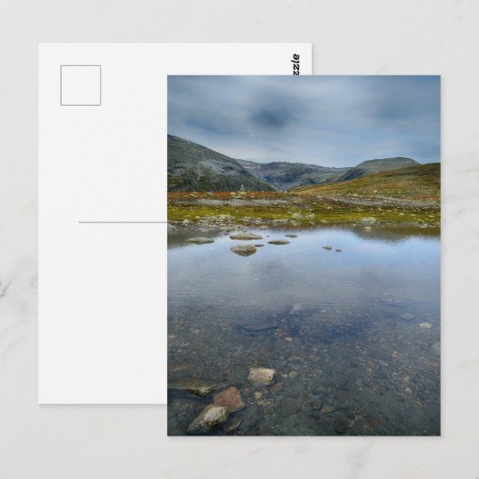 Carte Postale paysage norvège (Devant / Derrière)