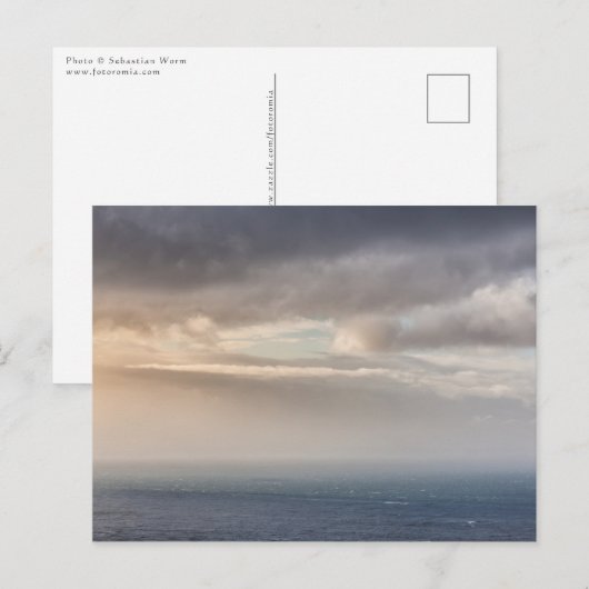 Carte Postale Paysage océanique (Devant / Derrière)