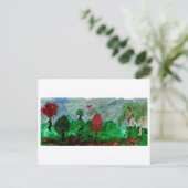 Carte postale paysage paisible (Debout devant)